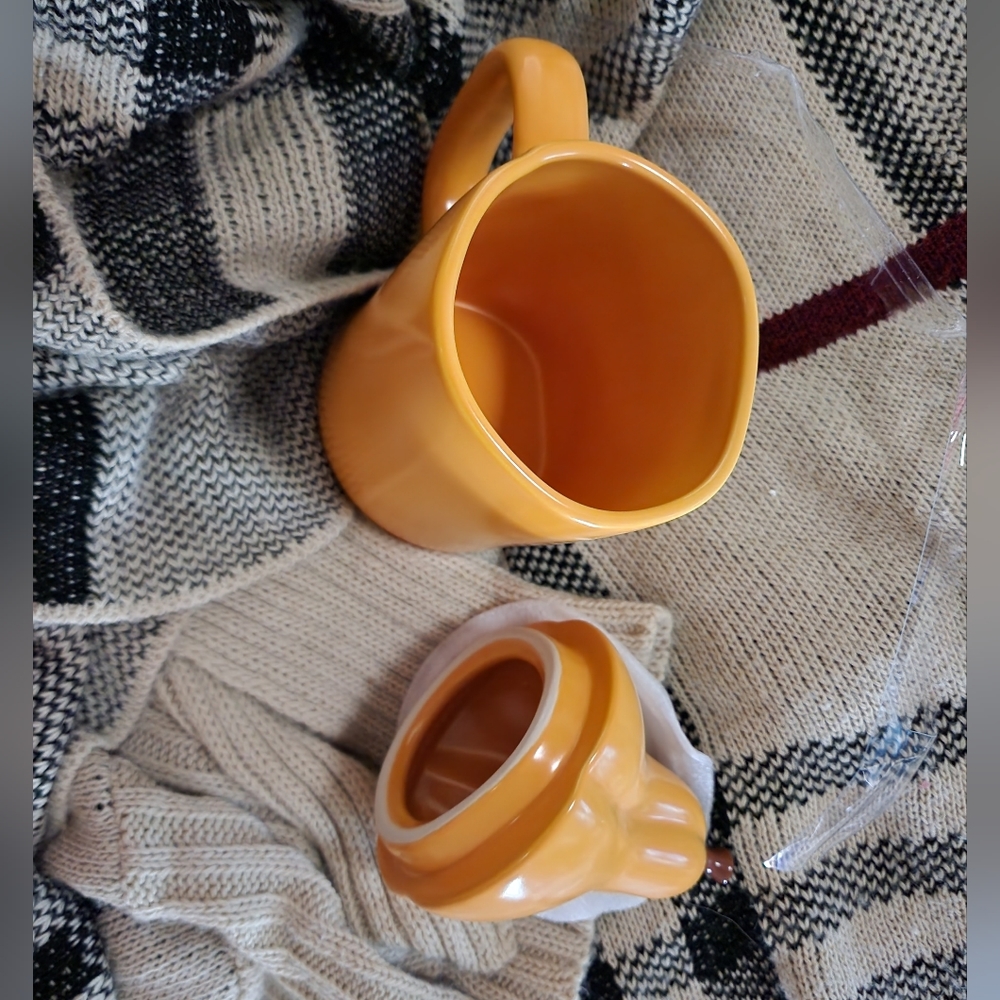 RAE DUNN NIB Oh My Gourd Figural Mug 4.5 in D x 9H - Picture 6 of 9